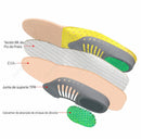 Palmilha Ortopédica Premium - Fascite Plantar - Unisex