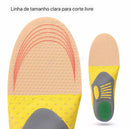 Palmilha Ortopédica Premium - Fascite Plantar - Unisex