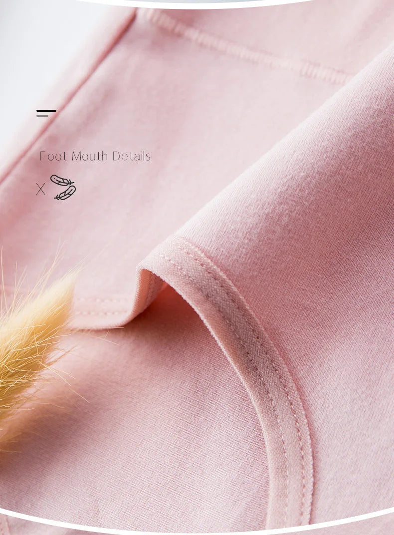 Kit 04 Calcinhas Flor de Algodão