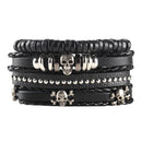 Pulseira Caveira - 04 Peças