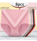 Kit Essencial Premium - 08 Calcinhas Cintura Alta