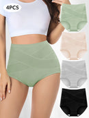 Kit 4 Calcinhas Cintura Alta – Modelagem Leve