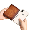Carteira em Couro com Anti-furto RFID