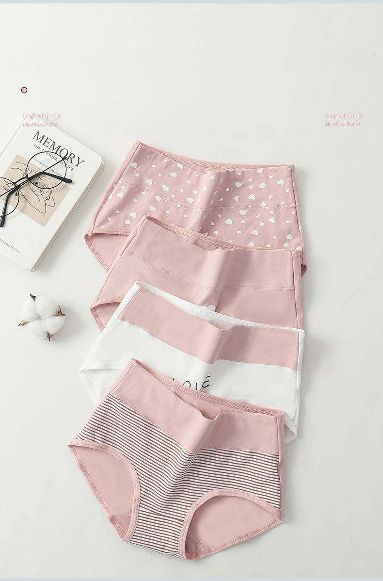 Kit 04 Calcinhas Flor de Algodão