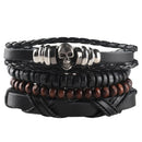 Pulseira Caveira - 04 Peças