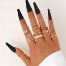 Conjunto de Anéis Vintage