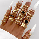 Conjunto de Anéis Vintage