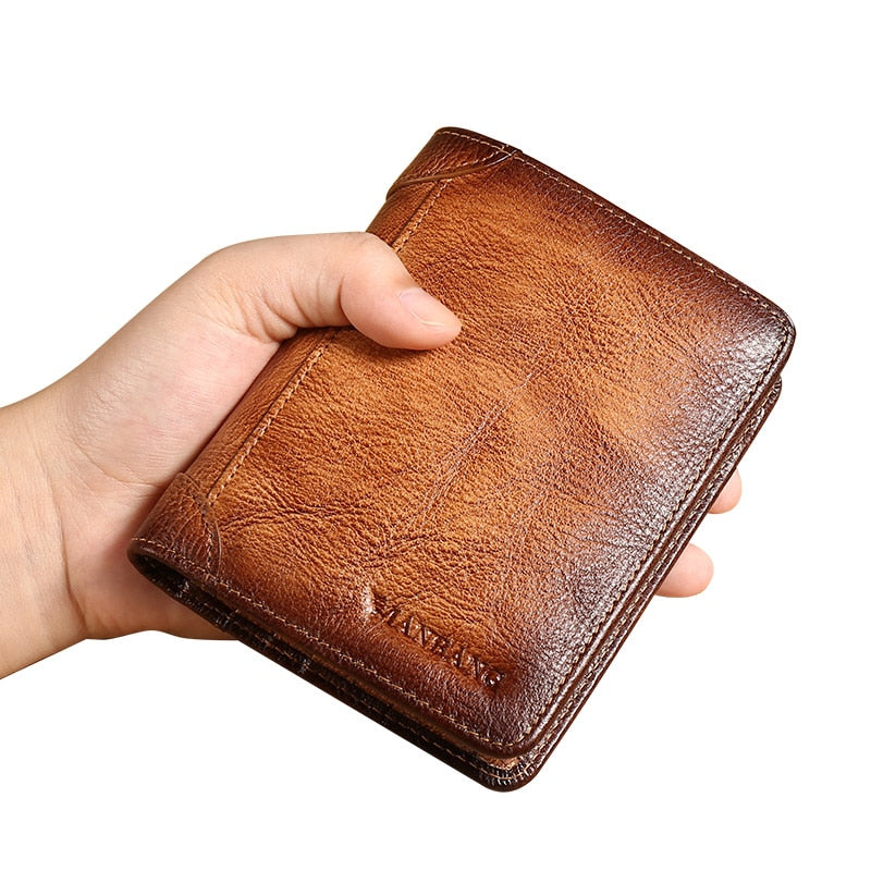 Carteira em Couro com Anti-furto RFID